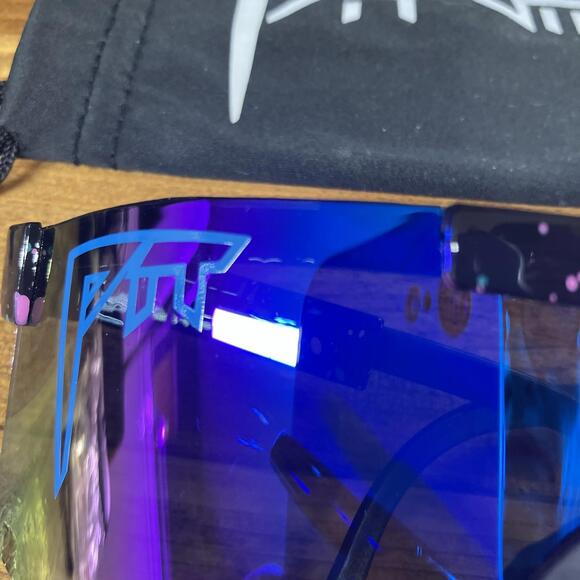 PIT VIPER The Hail Sagan 2000s Polarized Sunglasses Blue/purple - Picture 6 of 6